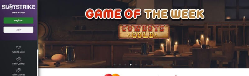 slotstrike website offers casino games and offers for new players-logo