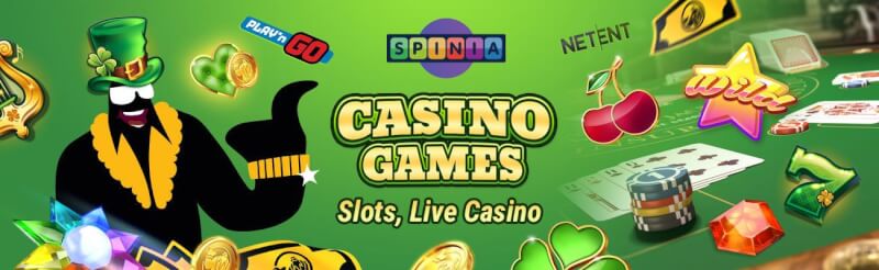 spinia provides numerous casino games like slot machines, blackjack kimi canlı qumar oyunları, bakkara və rulet-loqosu
