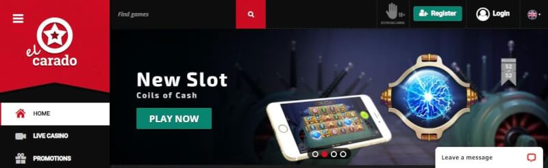 el carado website offers casino games, ilk depozit bonusu və yeni oyunçular üçün promosyonlar-loqosu