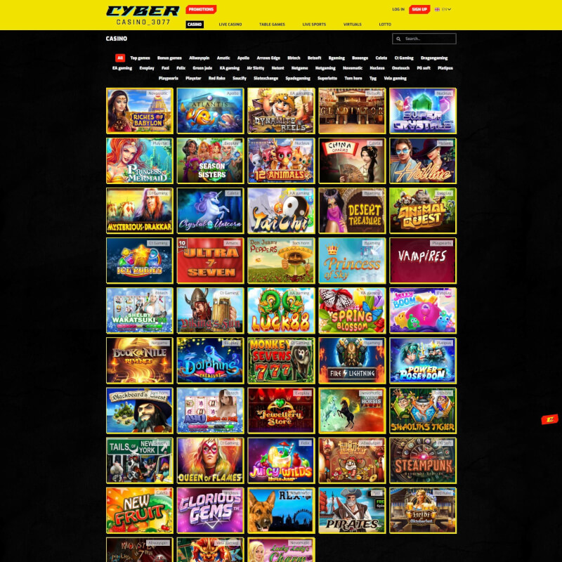 CyberCasino 3077 ekran görüntüsü 2