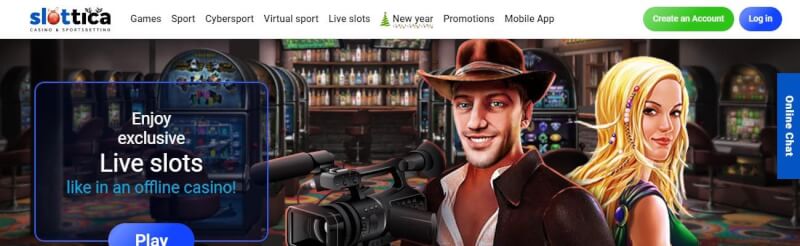 slottica website provides gambling games, ilk depozit bonusu və yeni oyunçular üçün təkliflər-loqosu