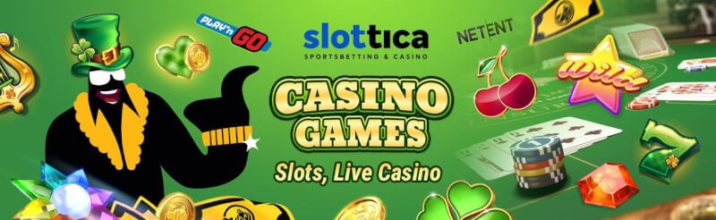 slottica provides various gambling games like slot machines, blackjack kimi real vaxt kazino oyunları, bakkara və rulet-loqosu