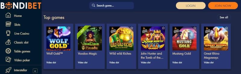 bondibet homepage offers gambling games, ilk depozit əlavə və yeni oyunçular üçün təkliflər-loqosu