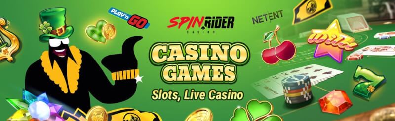 spinrider casino offers numerous gambling games like slots, blackjack kimi real vaxt kazino oyunları, bakkara və rulet-loqosu
