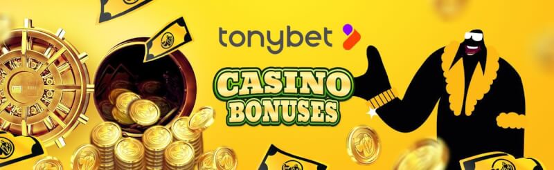 Casino Welcome added bonus named as Casino Starter Pack is the TonyBet welcome extra for new players-logo