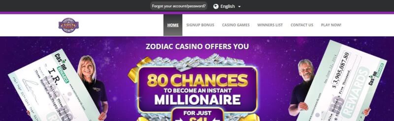 zodiac casino homepage offers gambling games, ilk depozit bonusu və yeni oyunçular üçün promosyonlar-loqosu