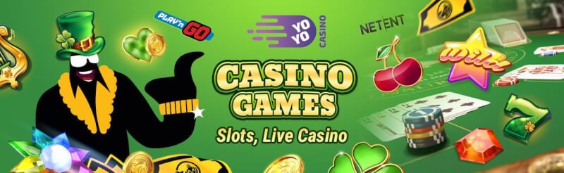 yoyo casino offers numerous gambling games like slot machines, blackjack kimi real vaxt qumar oyunları, bakkara və rulet-loqosu