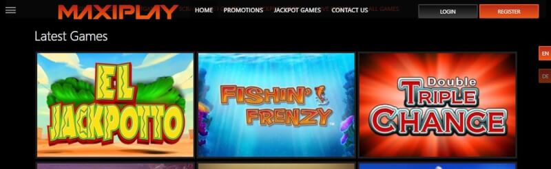 maxiplay website provides gambling games, first deposit extra and promotions for new players-logo