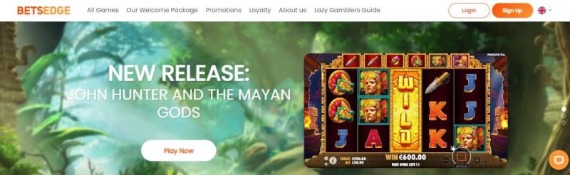 betsedge casino offers all casino games, campaigns and welcome extra for brand new players-logo