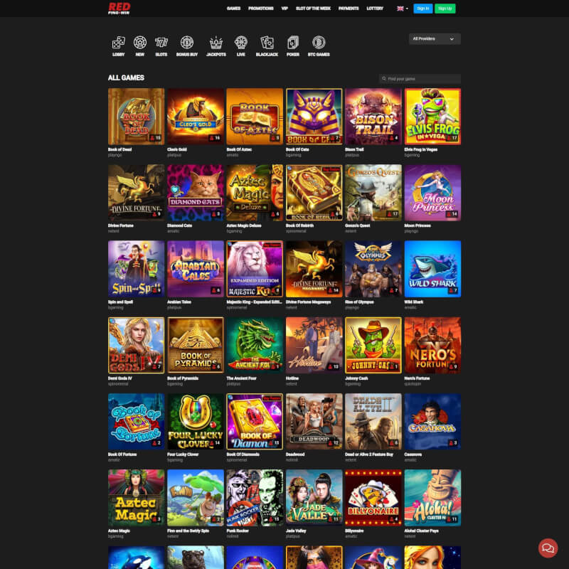 Red Ping Profit Casino screenshot 2