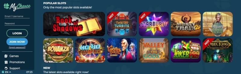 mychance casino website provides gambling games, ilk depozit əlavə və yeni oyunçular üçün promosyonlar-loqosu