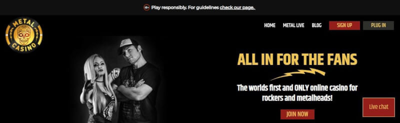 metal casino homepage provides casino games, çox ilk depozit əlavə və yeni oyunçular üçün kampaniyalar-loqosu