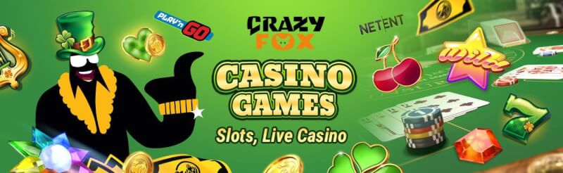 crazyfox casino provides numerous gambling games like slots, blackjack kimi canlı qumar oyunları, bakkara və rulet-loqosu