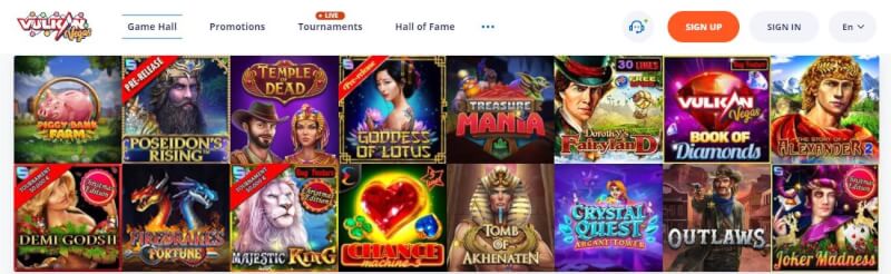 vulkan vegas homepage offers casino games, ilk depozit bonusu və yeni oyunçular üçün kampaniyalar-loqosu