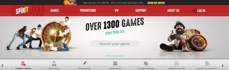 spinit homepage provides casino games, yeni oyunçular üçün ilk depozit bonusu və promosyonlar-loqosu