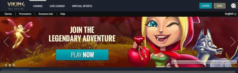 viking slots website offers gambling games, ilk depozit əlavə və yeni oyunçular üçün təkliflər-loqosu