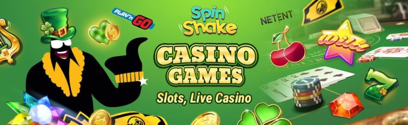 spinshake casino offers different gambling games like slot machines, blackjack kimi real vaxt qumar oyunları, bakkara və rulet-loqosu