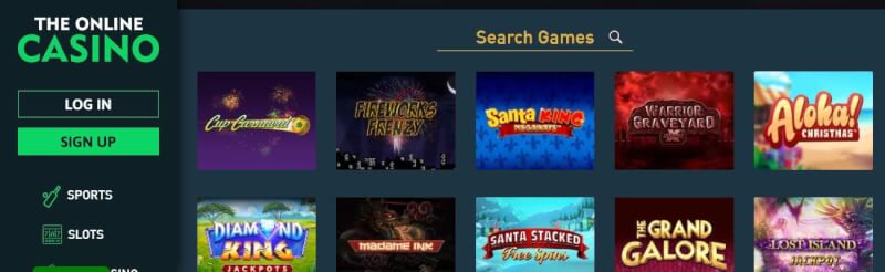the web casino homepage offers casino games, very first deposit extra and campaigns for brand new players-logo