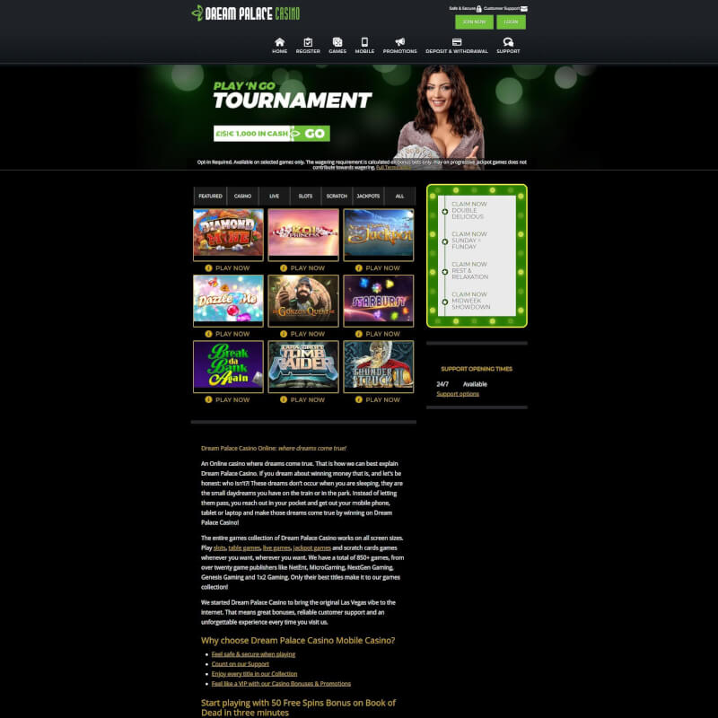 fantasy Palace Casino screenshot 1