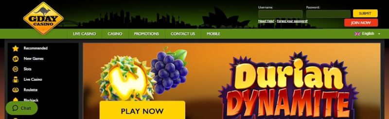 gday casino homepage provides casino games, ilk depozit bonusu və yeni oyunçular üçün kampaniyalar-loqosu