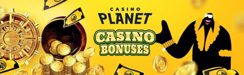 casino planet offers welcome bonus package with no-cost spins and deposit bonuses-logo