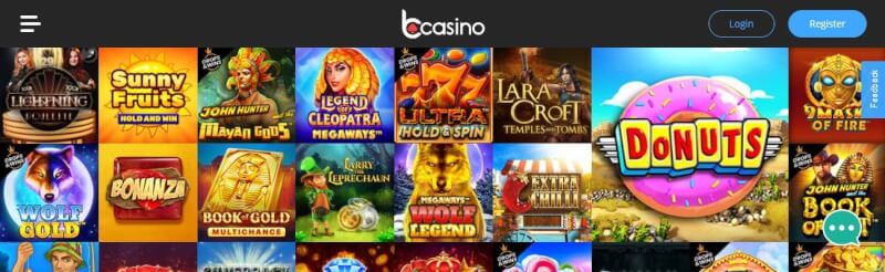 bcasino website offers casino games and offers for brand new players-logo