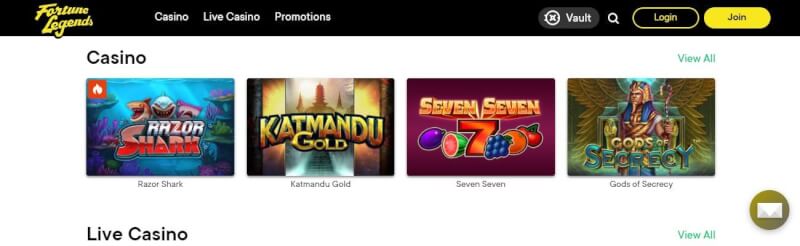 fortune legends homepage provides gambling games, ilk depozit əlavə və yeni oyunçular üçün promosyonlar-loqosu