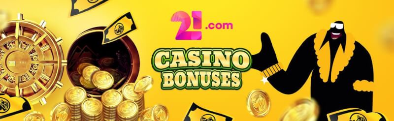 21.com provides brand new players welcome extra without extra codes-logo