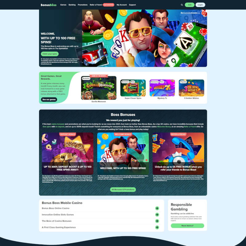 Bonus employer Casino screenshot 1