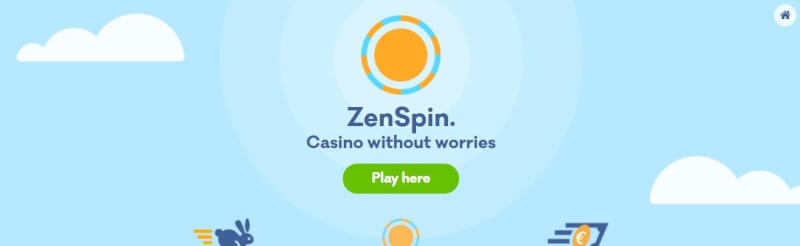 zenspin pay n play casino homepage provides gambling games, very first deposit bonus and campaigns for new players-logo