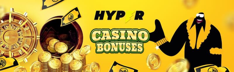 If you’re seeking to benefit from a unique casino extra then hyper casino welcome extra and free spins may be an excellent choice for you-logo