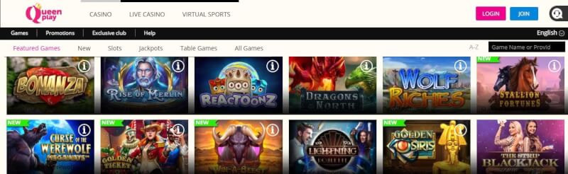queenplay homepage provides gambling games and promotions for brand new players-logo