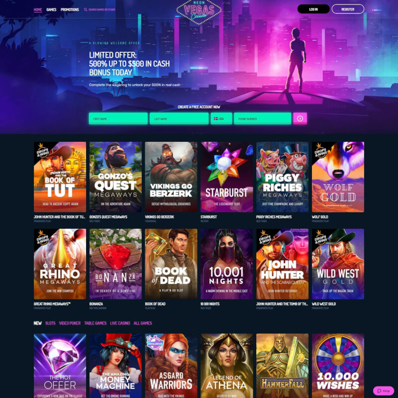 Neon Las vegas Casino screenshot 1