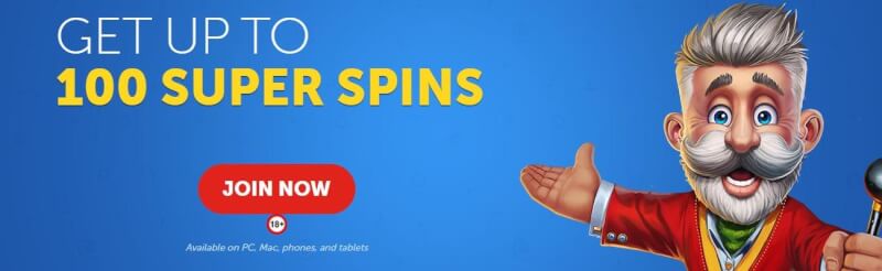 lucky Louis website provides casino games and campaigns, no-cost spins for brand new players-logo