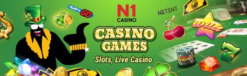 n1 casino provides various gambling games like slots, blackjack kimi canlı kazino oyunları, bakkara və rulet-loqosu
