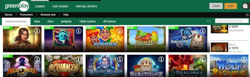 greenplay website provides gambling games, ilk depozit əlavə və yeni oyunçular üçün promosyonlar-loqosu