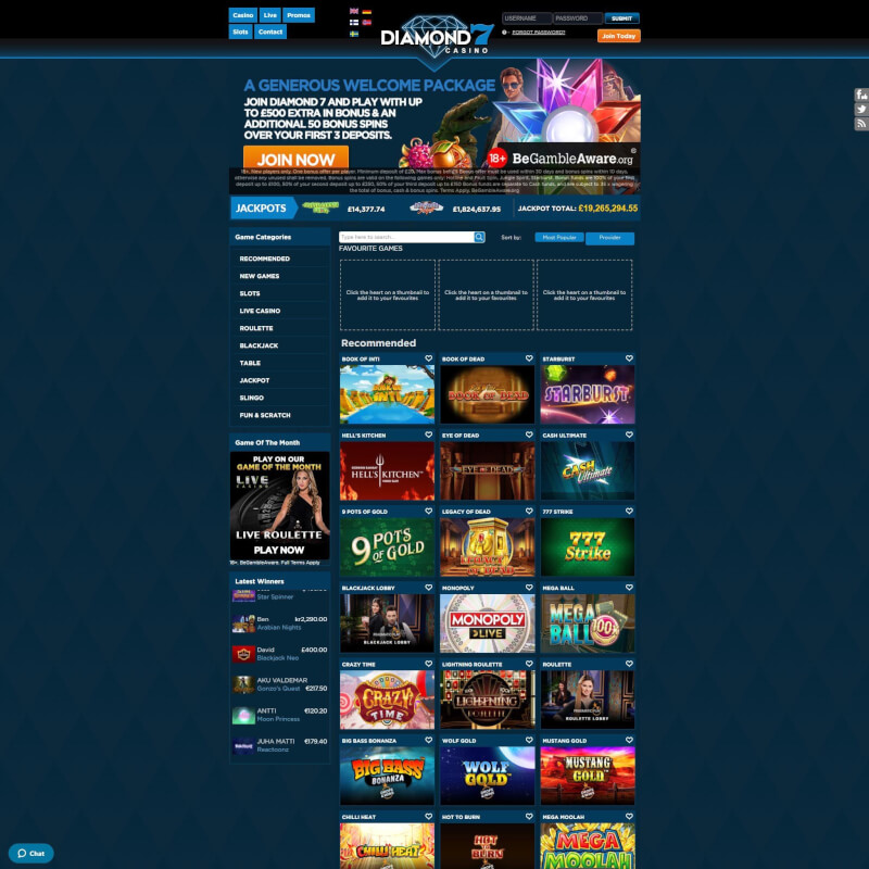 almaz 7 Casino screenshot 1