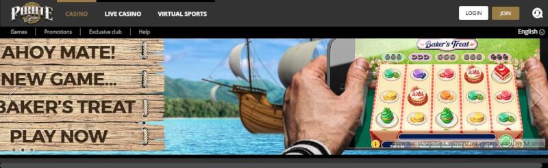piratespin website offers gambling games, ilk depozit əlavə və yeni oyunçular üçün promosyonlar-loqosu