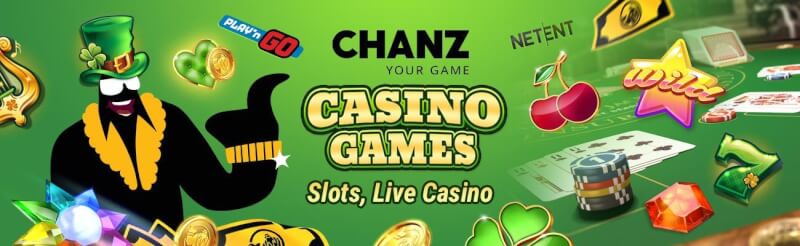 chanz gambling games and slot machines, play online slot machines and live casino games-logo