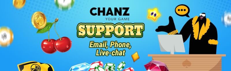 chanz casino support options-logo