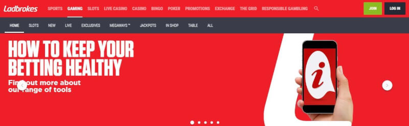 ladbrokes website provides casino games, ilk depozit bonusu və yeni oyunçular üçün promosyonlar-loqosu
